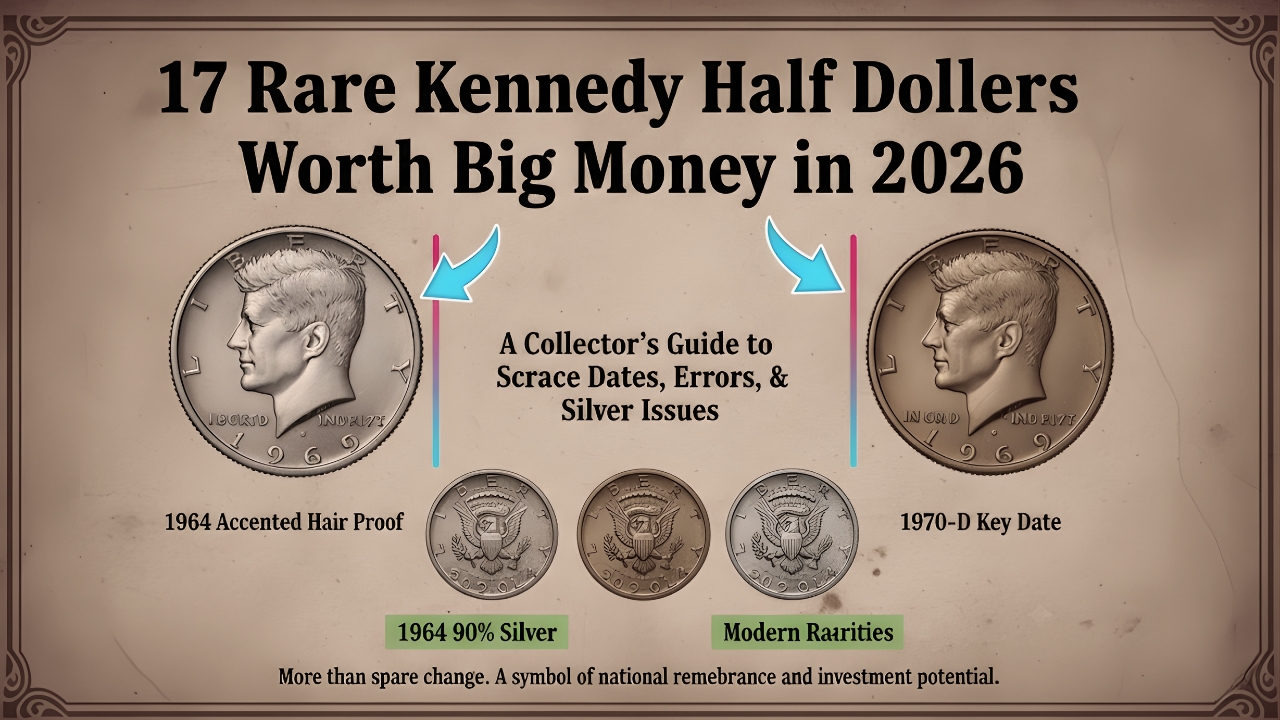 17 Rare Kennedy Half Dollars Worth Big Money in 2026